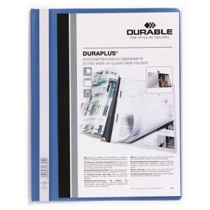 Gyorsfűző, A4, széles, panorámás, DURABLE "DURAPLUS®", kék 122868549 - Durable