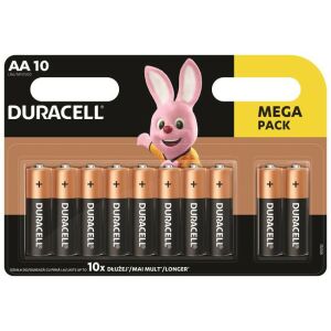 Duracell Basic AA ceruzaelem, 10 darabos - Duracell