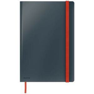 Beíró, B5, vonalas, 80 lap, keményfedeles, LEITZ "Cosy Soft Touch", bársonyszürke 122869297 - Leitz