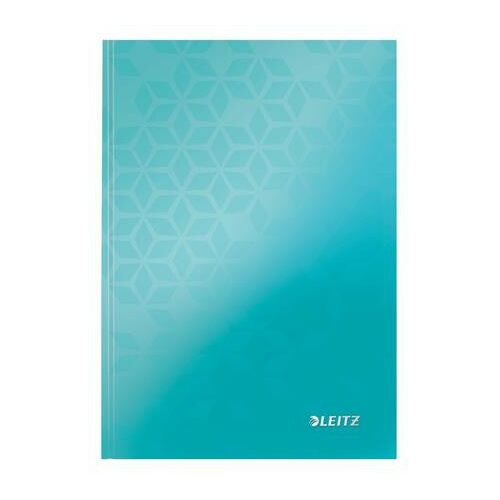 Beíró, A5, kockás, 80 lap, keményfedeles, LEITZ "Wow", jégkék 122869525