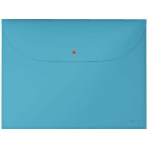 Irattartó tasak, 2 zsebes, A4, PP, pantentos, LEITZ "Cosy", nyugodtkék 122869607 - Leitz