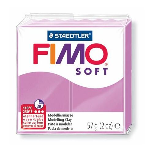 FIMO Soft levendula színű gyurma, 57g, sütőben égethető - Fimo