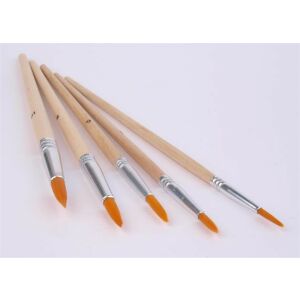 Ecsetkészlet, no. 2-4-6-8-10, fa, COOL BY VICTORIA, natúr fanyelű 122874570 - Cool by Victoria