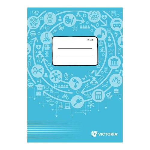 Füzet, tűzött, A5, vonalas, 32 lap, 2. osztály, VICTORIA PAPER Circle "16-32" 122875469