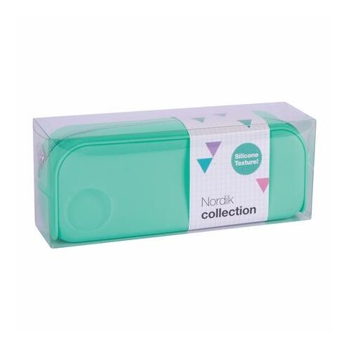 Tolltartó, cipzáras, szilikon, APLI "Nordik", türkiz zöld 122876103