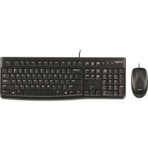 Logitech MK120 vezetékes billentyűzet és egér készlet, fekete - Egér