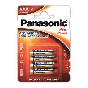 Panasonic Pro Power AAA alkáli elem, 4 darabos csomag - Panasonic