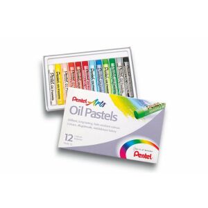 Olajpasztell kréta, PENTEL, "Arts", 12 különböző szín 122878081 - Pentel