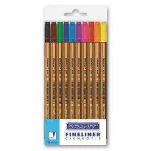 Tűfilc készlet, 0,4 mm, GRANIT "C970", 10 különböző szín 122880854 - GRANIT