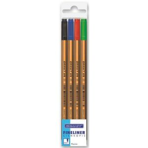 Tűfilc készlet, 0,4 mm, GRANIT "C970", 4 különböző szín 122880855 - GRANIT