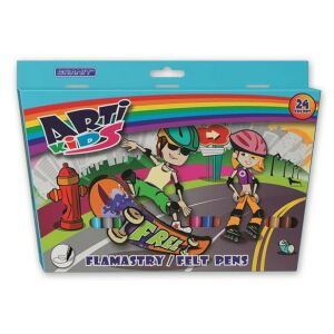 Filctoll készlet, GRANIT "Arti Kids", 24 különböző szín 122880866 - GRANIT