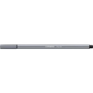 Filctoll, 1 mm, STABILO "Pen 68", sötét szürke 122884845 - Írószer