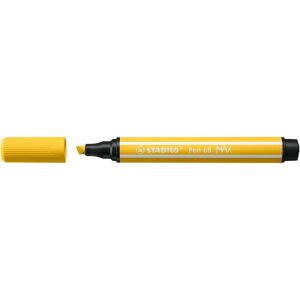 Filctoll, 1-5 mm, vágott hegy, STABILO "Pen 68 MAX", sárga 122884994 - STABILO