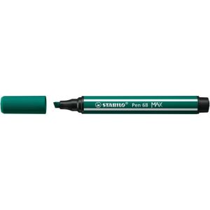 Filctoll, 1-5 mm, vágott hegy, STABILO "Pen 68 MAX", türkizzöld 122885006 - STABILO