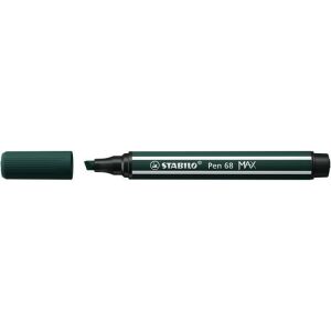 Filctoll, 1-5 mm, vágott hegy, STABILO "Pen 68 MAX", földzöld 122885015 - STABILO