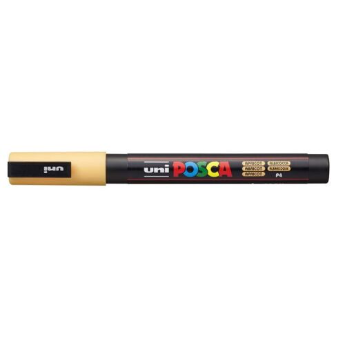 Uni Posca PC-3M Barack Dekormarker, 0.9-1.3 mm-es hegy - Dekormarker