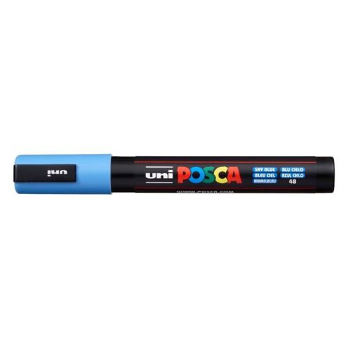 UNI Posca PC-5M égszínkék dekorációs marker, 1,8-2,5 mm-es hegy - Dekormarker