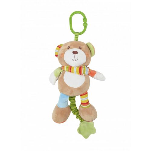 Lorelli Toys zenélő plüss maci babakocsi és kiságy játék - Zenélő plüss