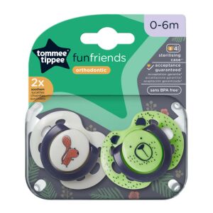 Tommee Tippee játszócumi CTN Fun 2 db 0-6 hó 122933251 - Tommee Tippee