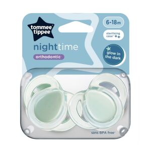 Tommee Tippee játszócumi CTN Night 2 db 6-18hó 122933181 - Tommee Tippee