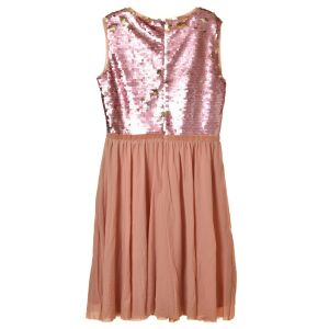 s.Oliver pink, glitter girls dress – 152 126757106 - Girls' Dress