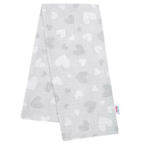 New Baby pelenka tetra szürke szívecskék 122936103 - Textil pelenka
