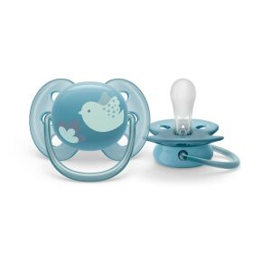 Philips AVENT játszócumi Ultrasoft Premium 6-18hó kék 1db 122942340 - Baba & Tipegő