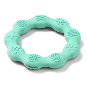 BabyOno rágóka - RING szilikon gyûrû menta 825/03