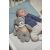 Nattou night light musical plush Sleepy bear grey 122942613