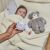 Nattou night light musical plush Sleepy bear grey 122942613