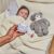 Nattou night light musical plush Sleepy bear grey 122942613