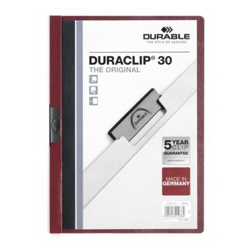 Durable Duraclip A4 padlizsán színű gyorsfűző mappa 60 lapos - Durable