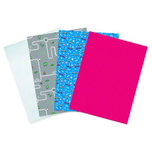 Clairefontaine Decopatch decoupage papír, 4 különböző mintás lap