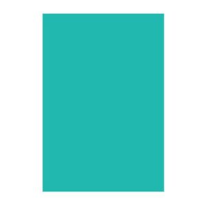 Dekorgumi A4 2 mm, türkiz