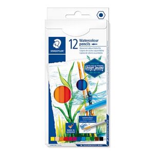 Staedtler Design Journey akvarell színes ceruza készlet, 12 szín, ideális művészeknek - Művészceruza