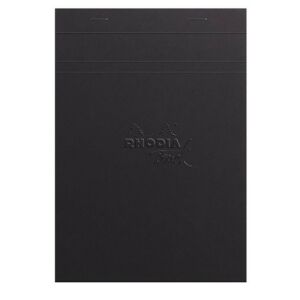 Művészeti rajztömb Clairefontaine Rhodia Touch A/5 50 lap 120g tűzött fekete sima 122959774 - Rajzeszköz