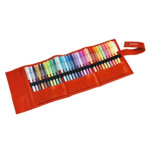 Stabilo Pen 68 30 színű készlet, nyitott feltekerhető tok - STABILO Rostirón & Tűfilc