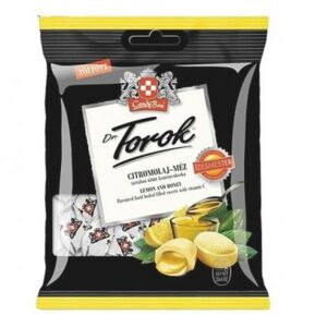 Töltött keménycukorka DR. TOROK citromolajjal és mézzel 75g 122973469 - Cukorka