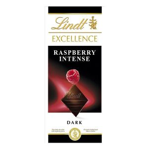 Lindt Excellence Raspberry málnás étcsokoládé 100g - Lindt