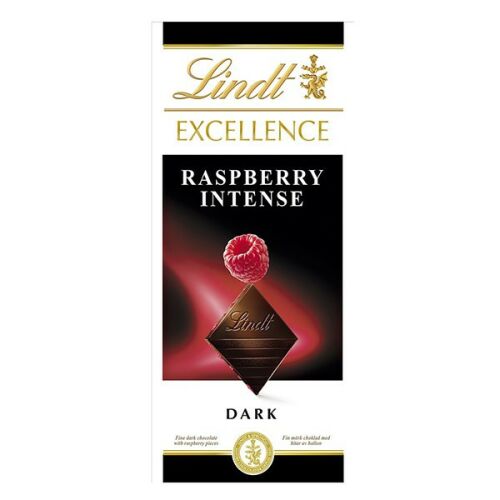 Lindt Excellence Raspberry málnás étcsokoládé 100g