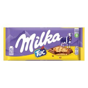 Milka Tuc Csokoládé - Alpesi tejcsokoládé sós keksszel - Milka