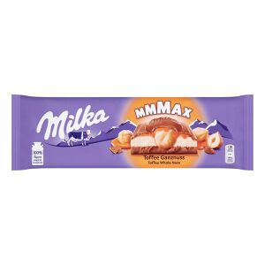 Milka MMMax Toffee Karamellás-Egészmogyorós Csokoládé 300g - Milka