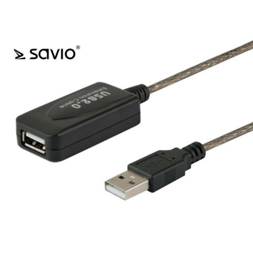 SAVIO CL-76 USB 2.0 Aktív Hosszabbító Kábel 5m