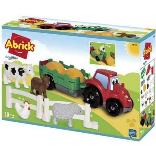 Ecoiffier Bauernhof Spielset mit Traktor und Tieren 40022403
