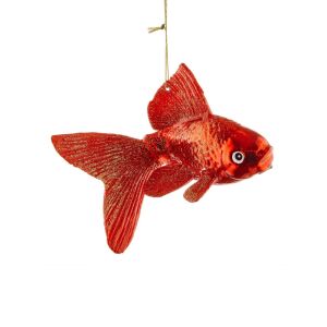 HANG ON narancssárga koi hal üveg karácsonyfadísz - Hang On