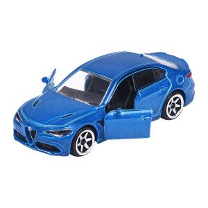 Majorette Alfa Romeo Giulia Quadrifoglio kék fém autó nyitható ajtókkal - Majorette