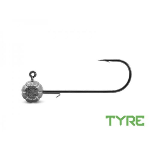 Delphin Tyre jigfej grub tartóval, 10g, 6/0 méret - Horgász horog