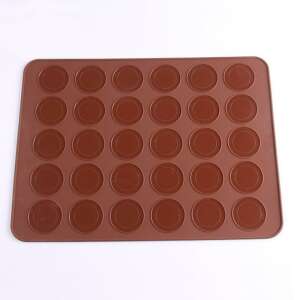 Macaron szilikon sütőlap, 30 db, 25,5×28 cm