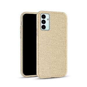 Etui na telefon Samsung Galaxy A56 5G, złoty brokat - OEM Kontakty telefoniczne