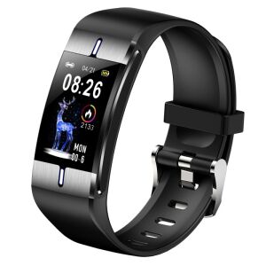 Maxcom Fit FW34 silbernes Smart Armband mit Herzfrequenz- und Blutdruckmesser - Maxcom